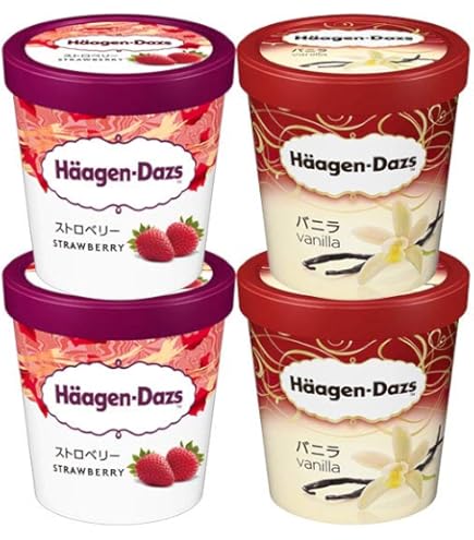 Amazon.co.jp: 【HD】ハーゲンダッツ パイント（473ml）4個セット